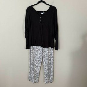 NEW! Charter Club Ribbed Top & Pants Pajama Set